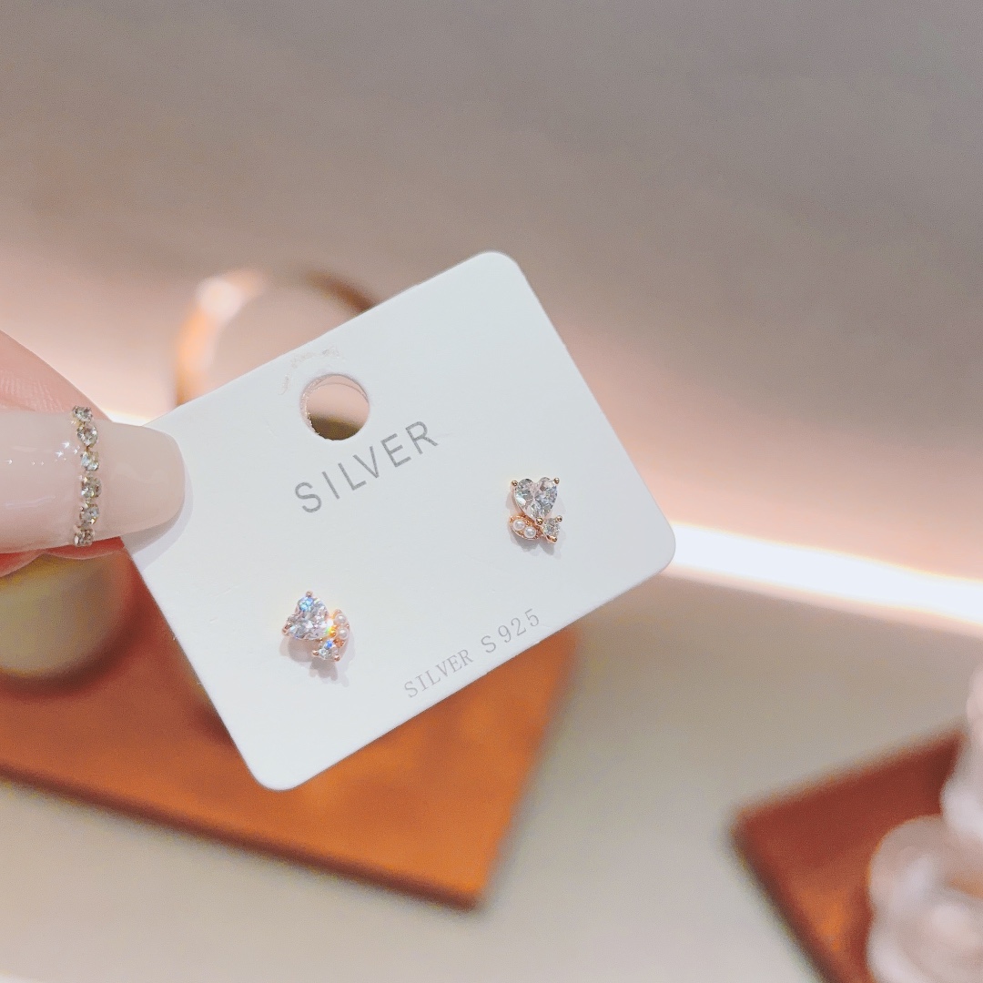 Hypoallergenic Silver Earrings Gentle Party Silver