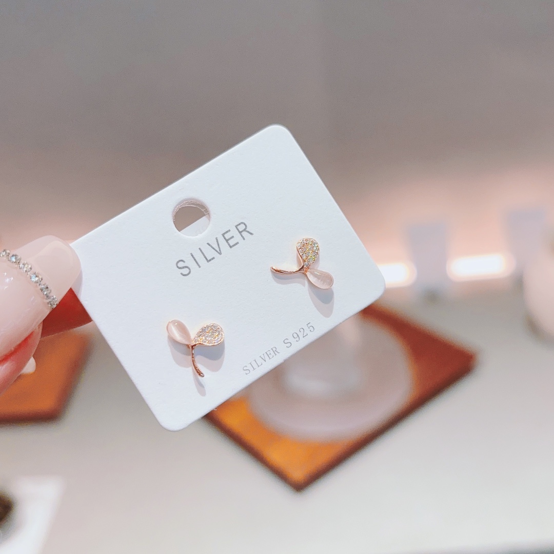 Allergiearmes Silber Ohrringe Niedlich Vatertag Silber