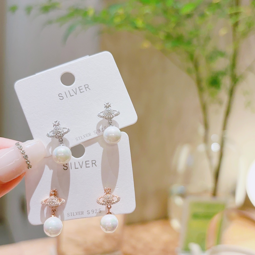 High Polish Silver Earrings Unique Housewarming Gold