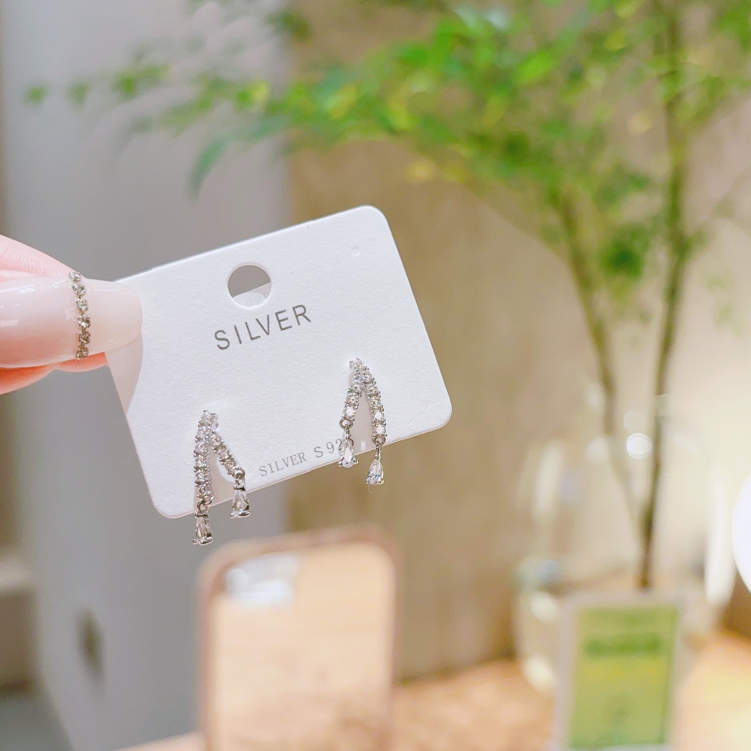 S925 Sterling Silver Earrings Intellectual Bestie Gift Gold