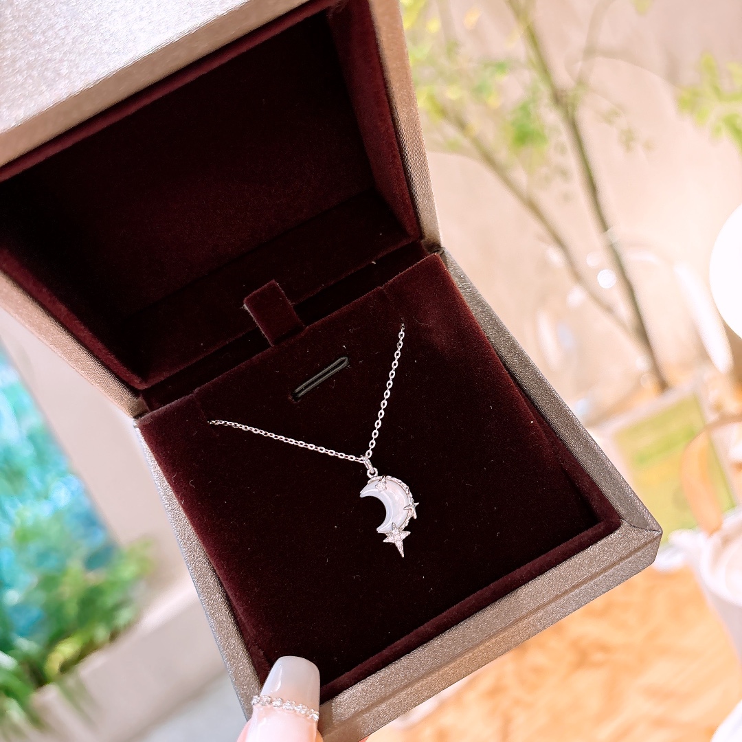 Hypoallergenic Silver Necklace Sweet & Cool Proposal Gold