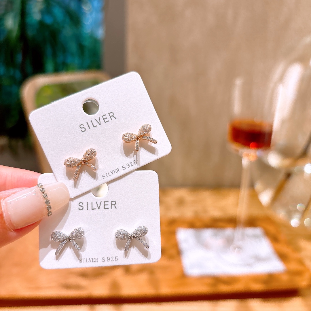 インスタ風S925スターリングシルバーイヤリングシルバー 婚姻届提出