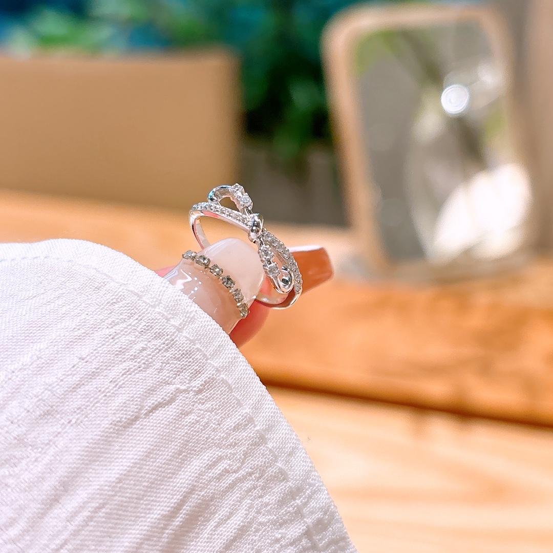 925 Silber Ring Instagram-Stil Geständnis Silber