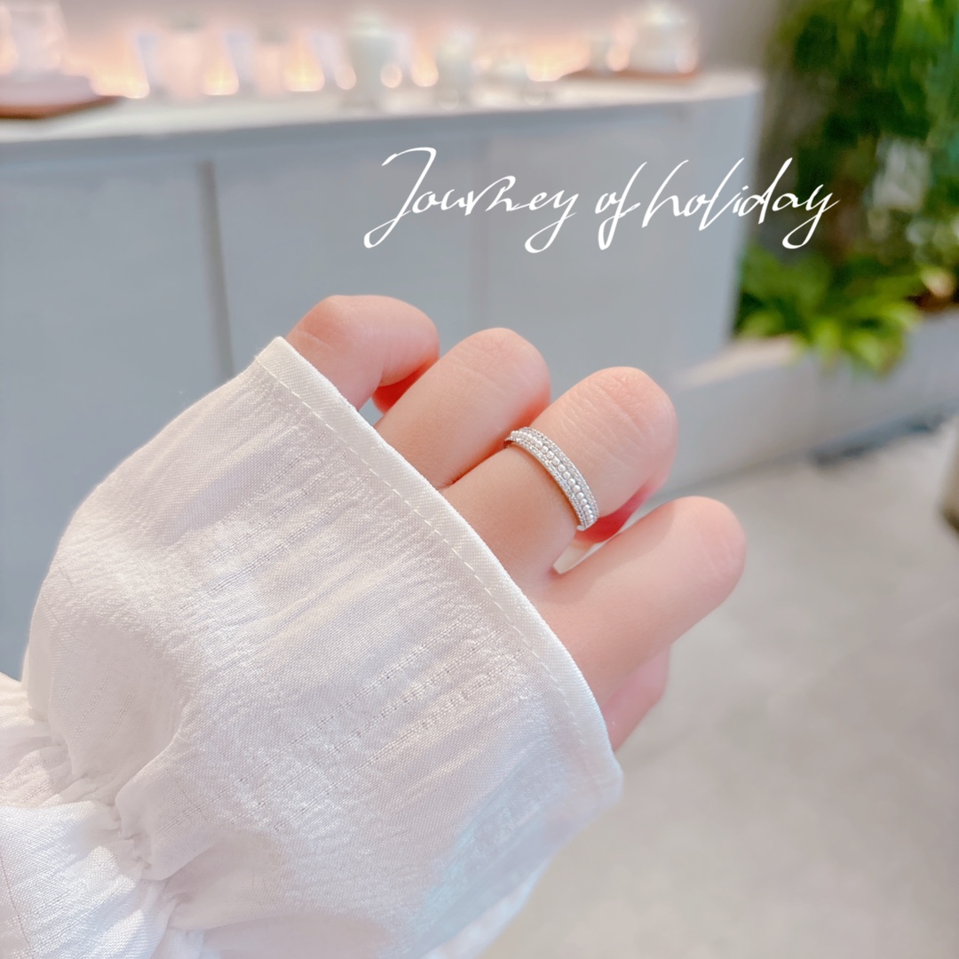 Hypoallergenes Silber Ring Rein Hochzeit Silber