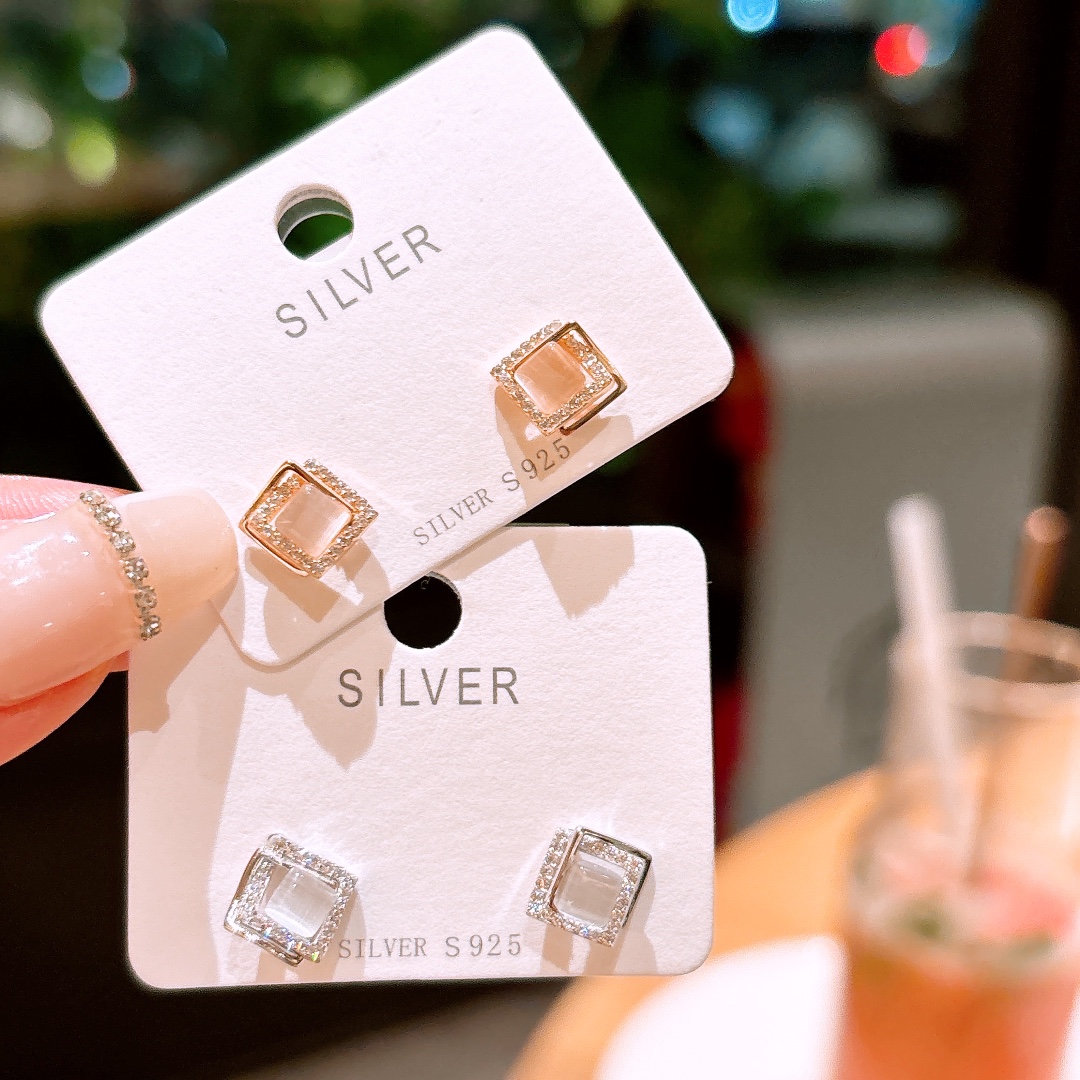 Massivsilber Ohrringe Wald Muttergeburtstag Gold