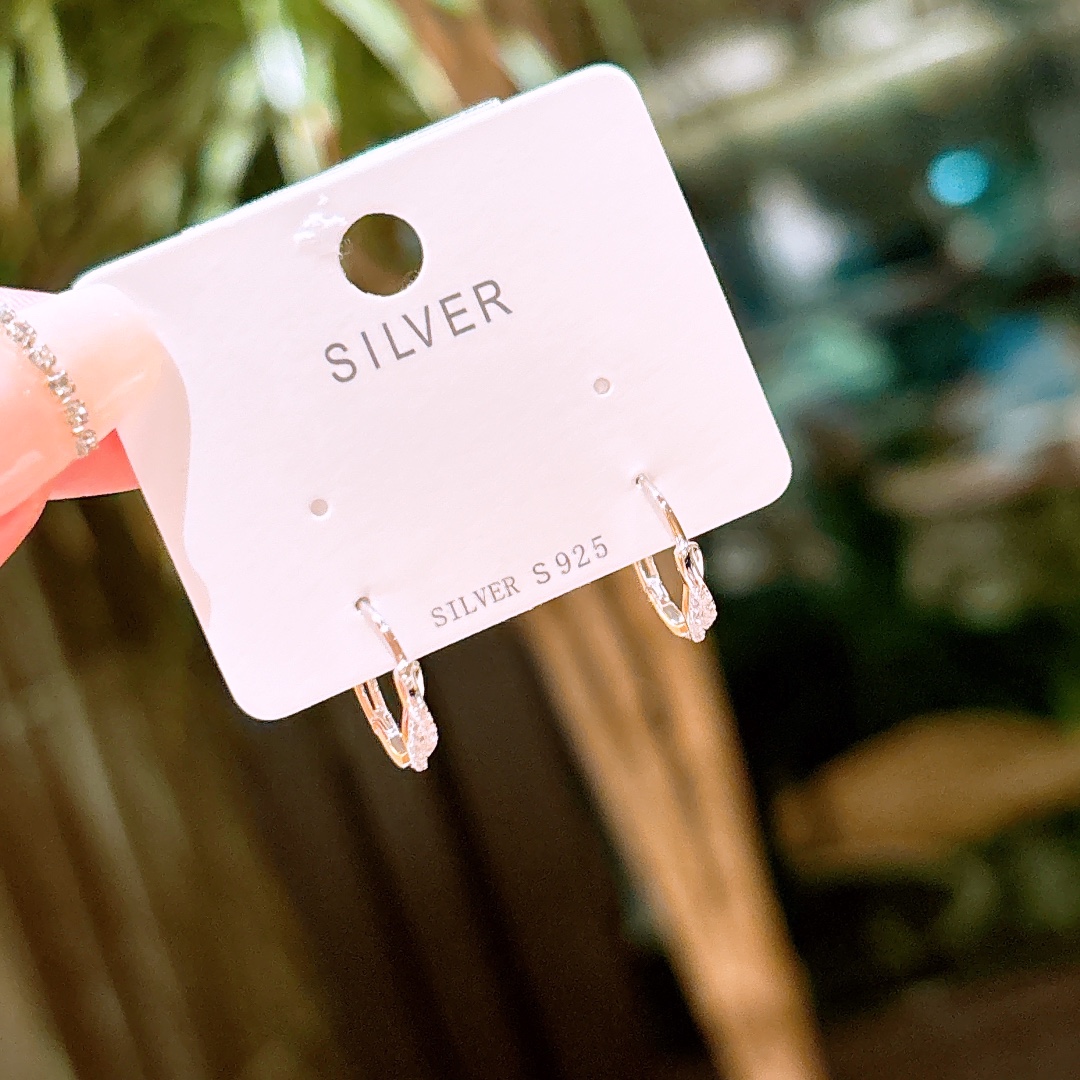 925 Silver Ear Cuffs Ultra Minimal Engagement Silver