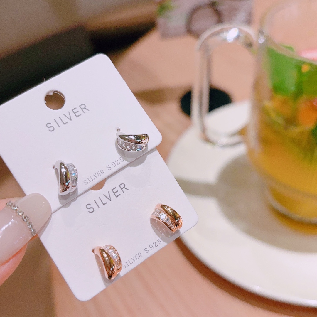 Nickelfreies Silber Ohrringe Filigran Geständnis Silber