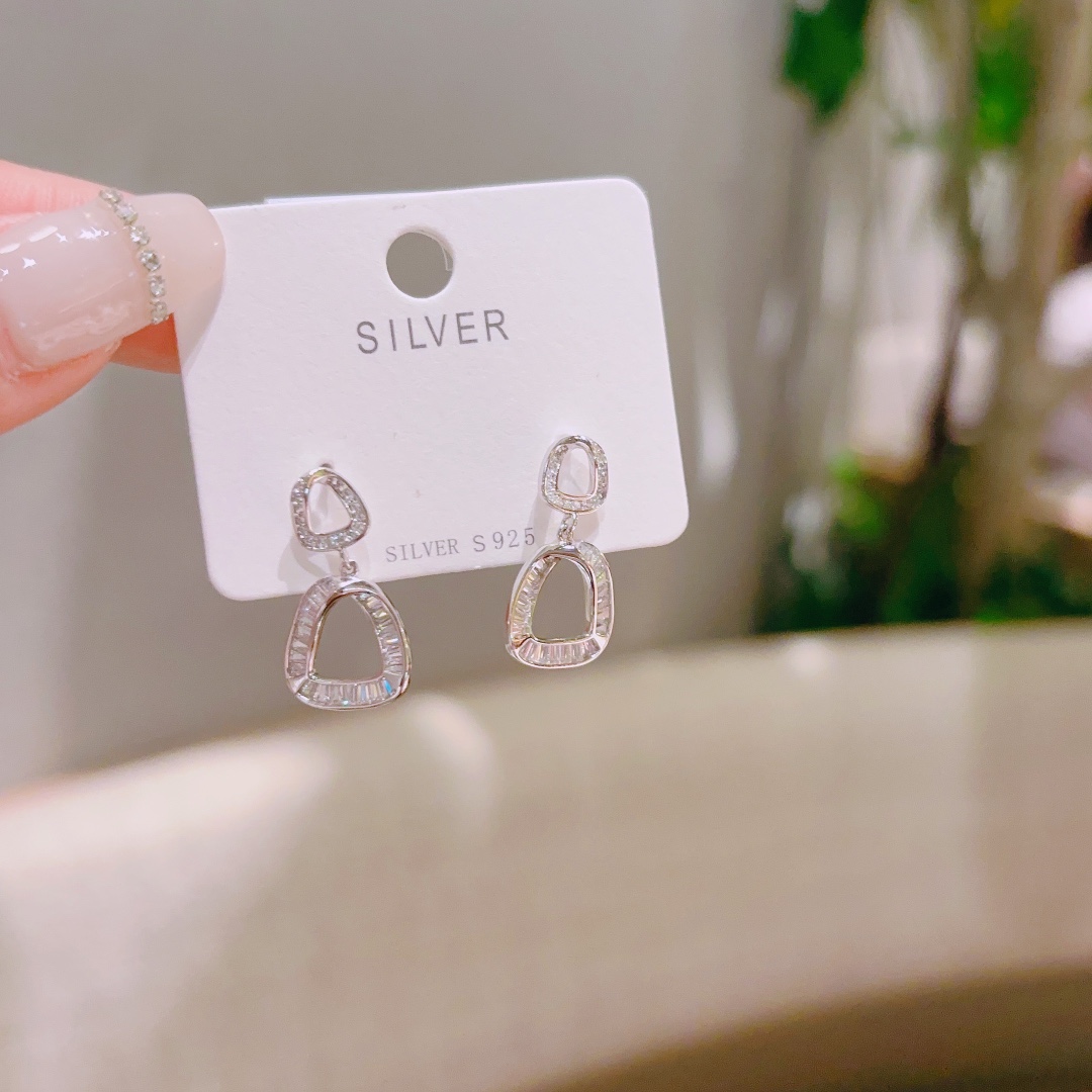 S925 Sterlingsilber Ohrringe Lebendig Muttergeburtstag Silber