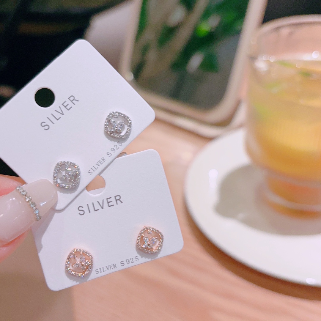 Low Allergy Silver Earrings Sweet & Cool Date Night Gold