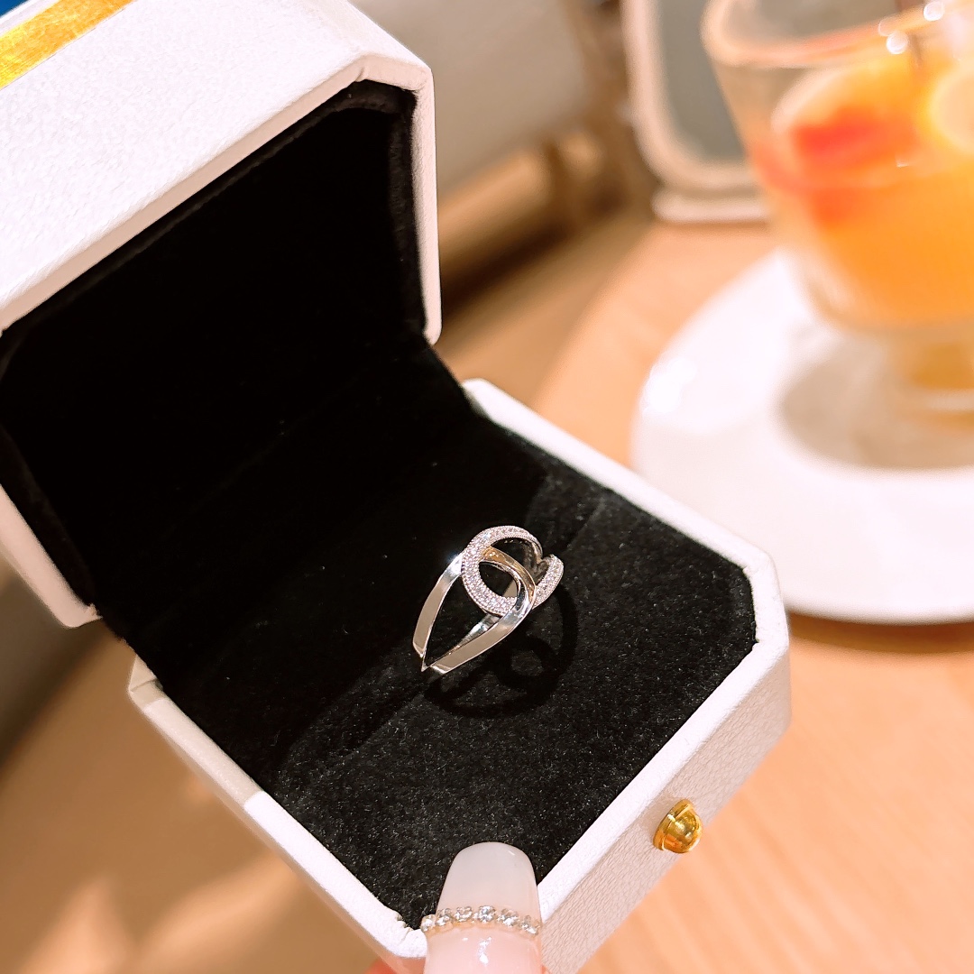 925 Silver Ring Pure Banquet Gold