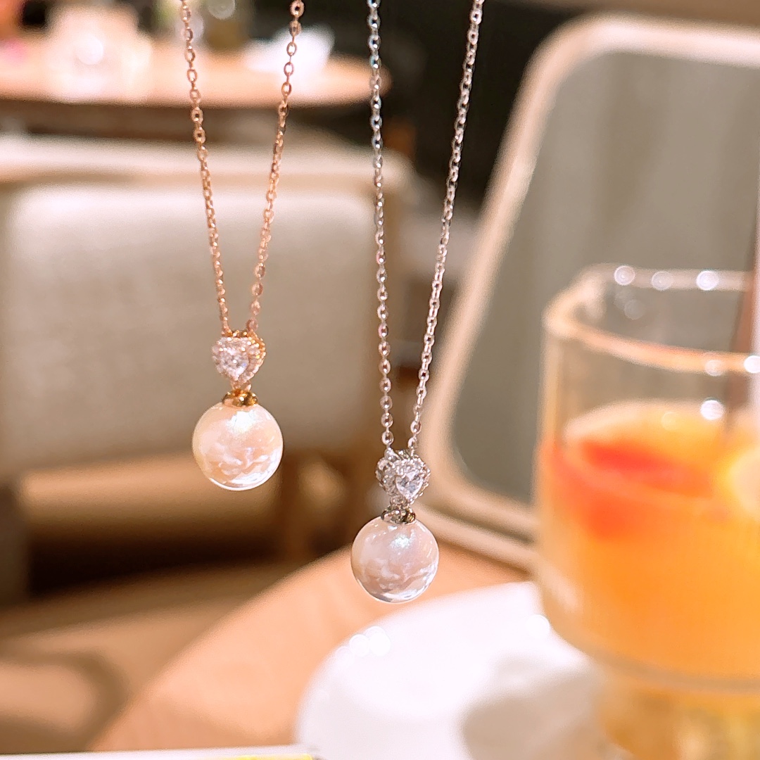 S925 Sterling Silver Necklace Precision Spring Festival Silver