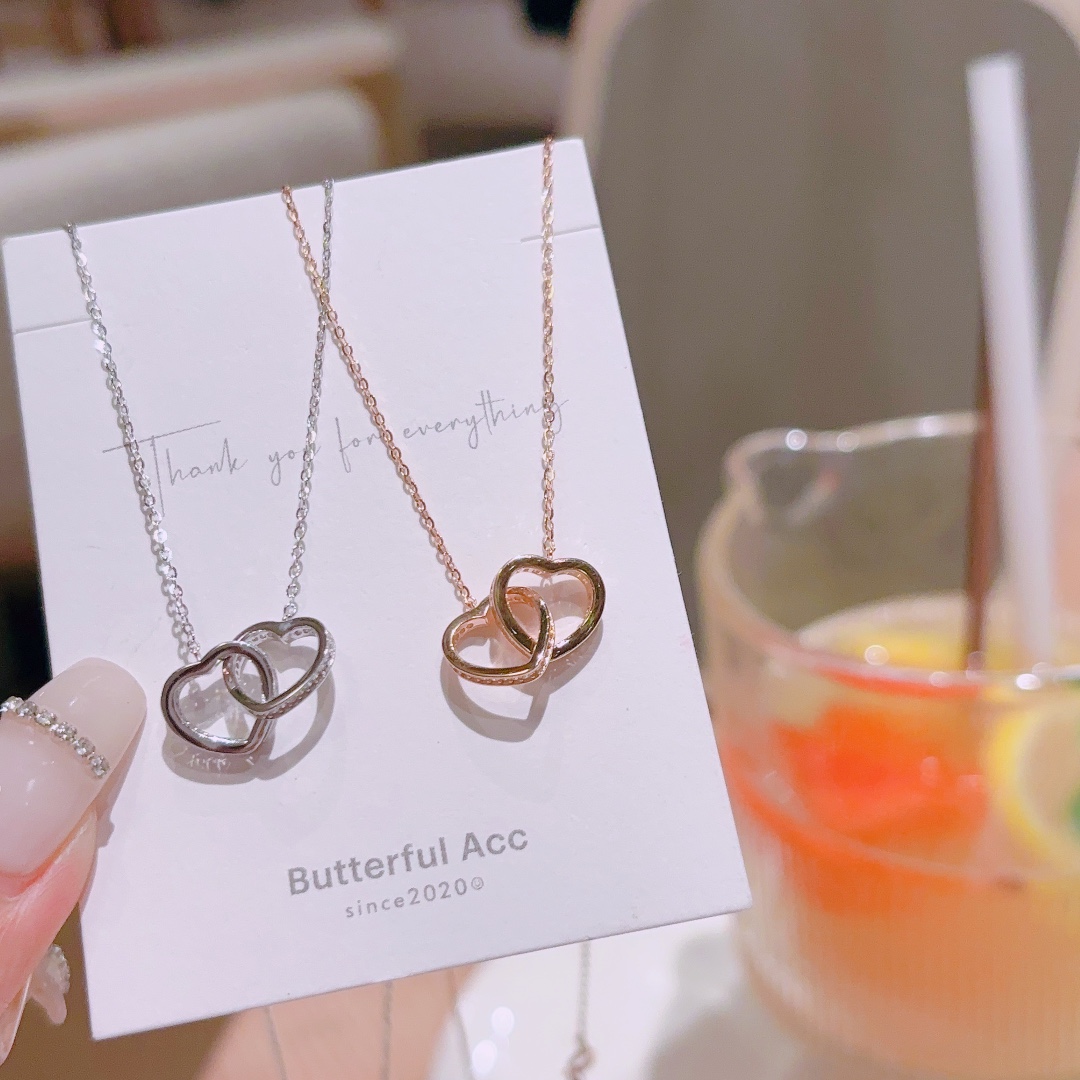 Solid Silver Necklace Lively Confession Gold