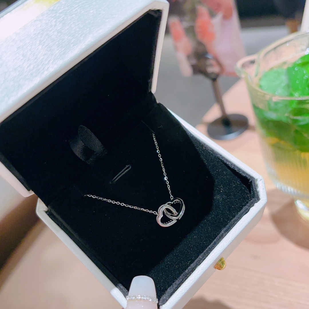 Feinsilber Kette Einzigartig Geschenk für beste Freundin Gold