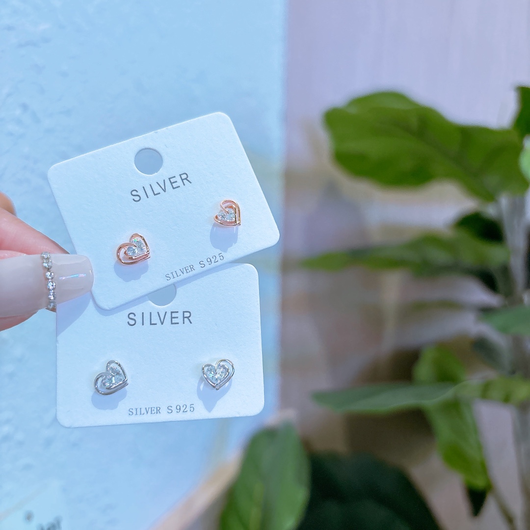 S925 Sterling Silver Earrings Minimalist Housewarming Gold