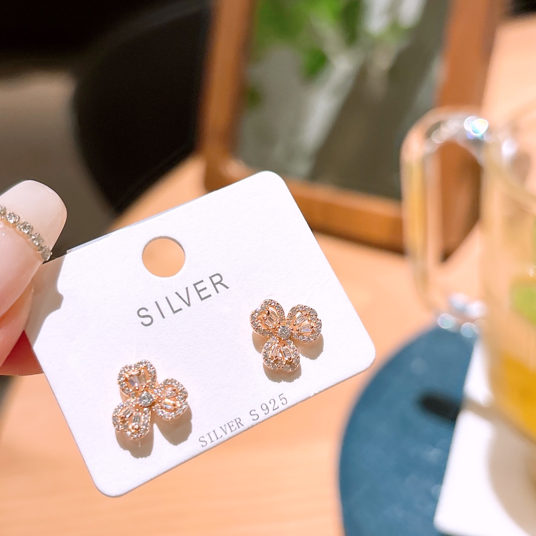 High Polish Silver Earrings Delicate Self-love Silver