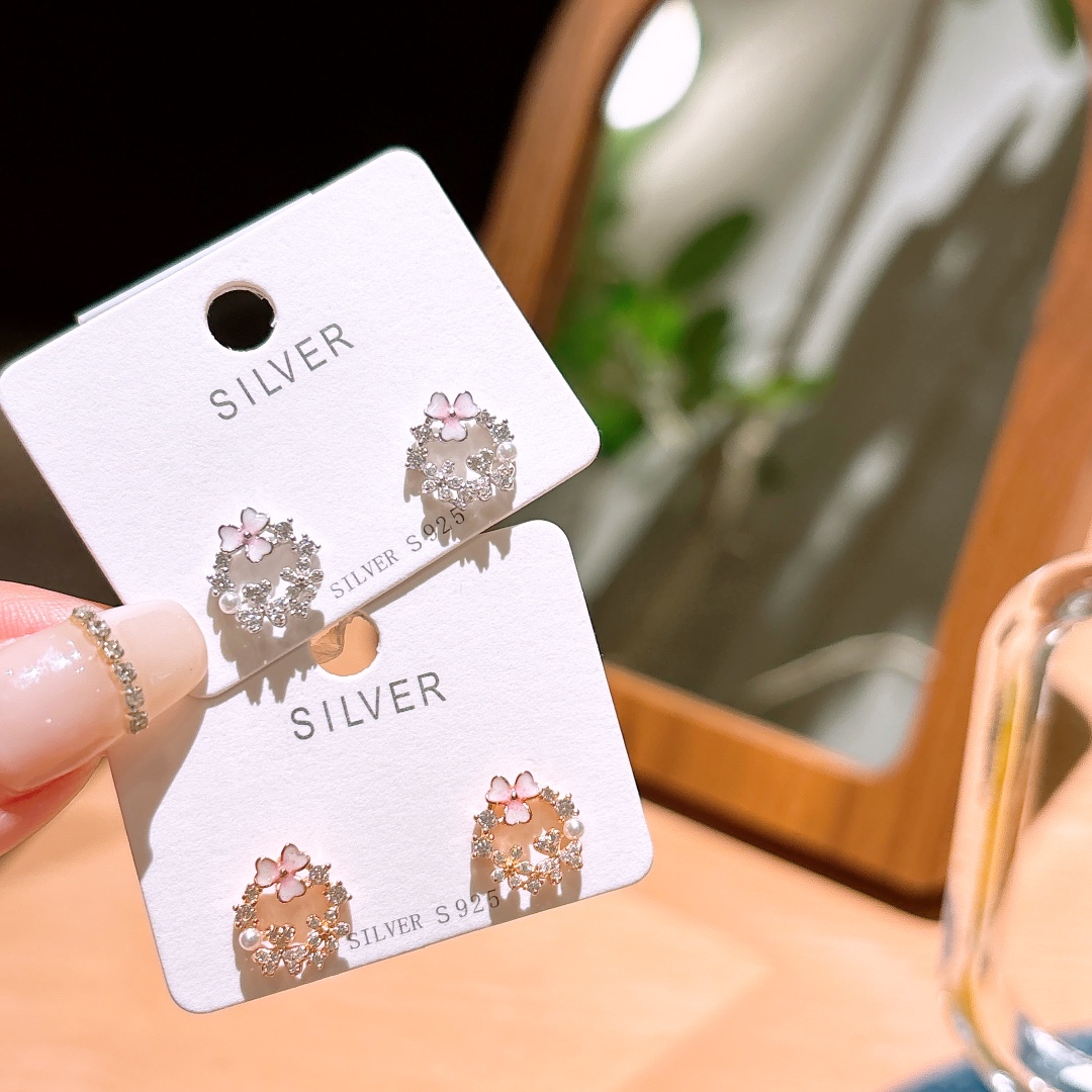 Hypoallergenic Silver Earrings Lively Bestie Gift Silver