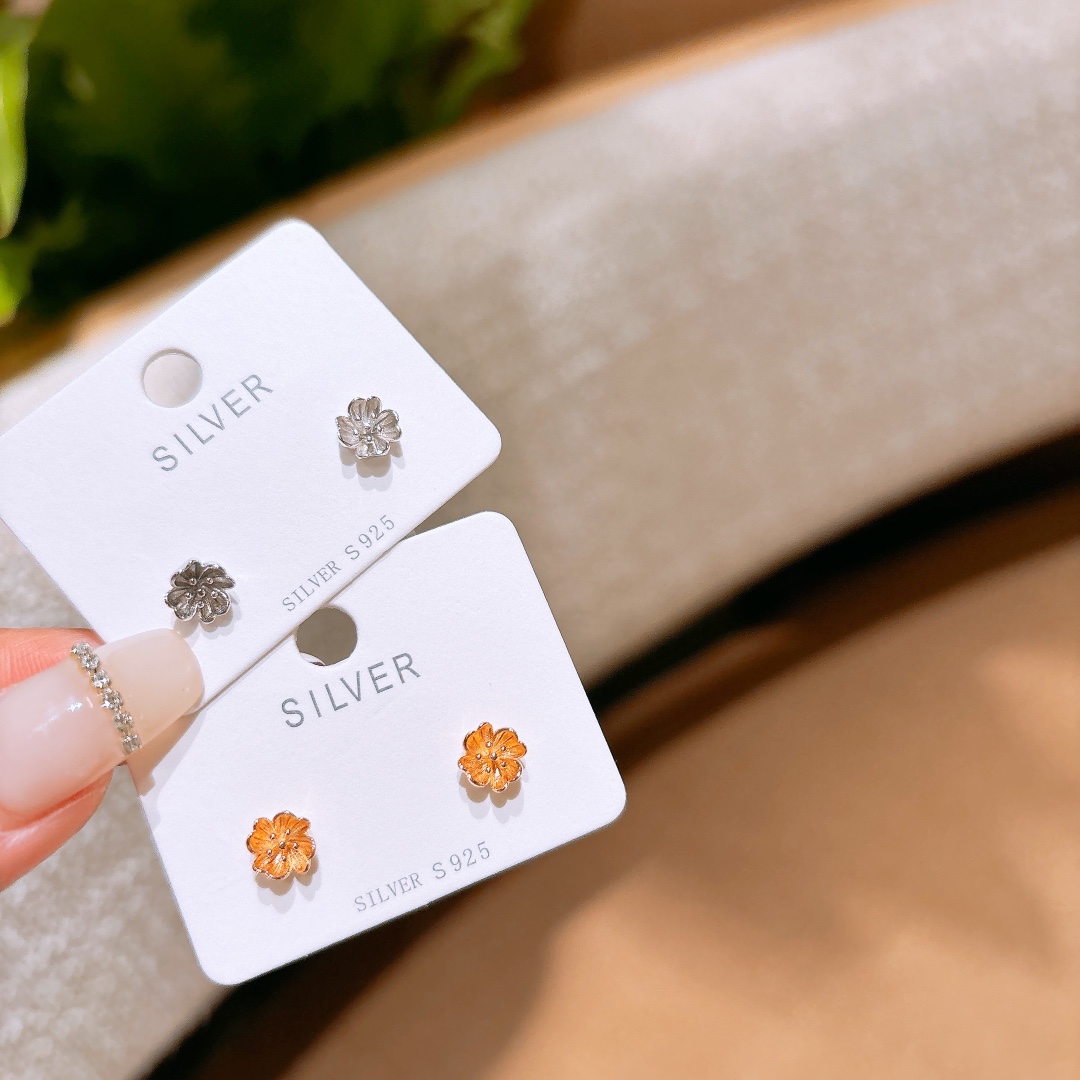 Low Allergy Silver Earrings Ethereal Bestie Gift Silver