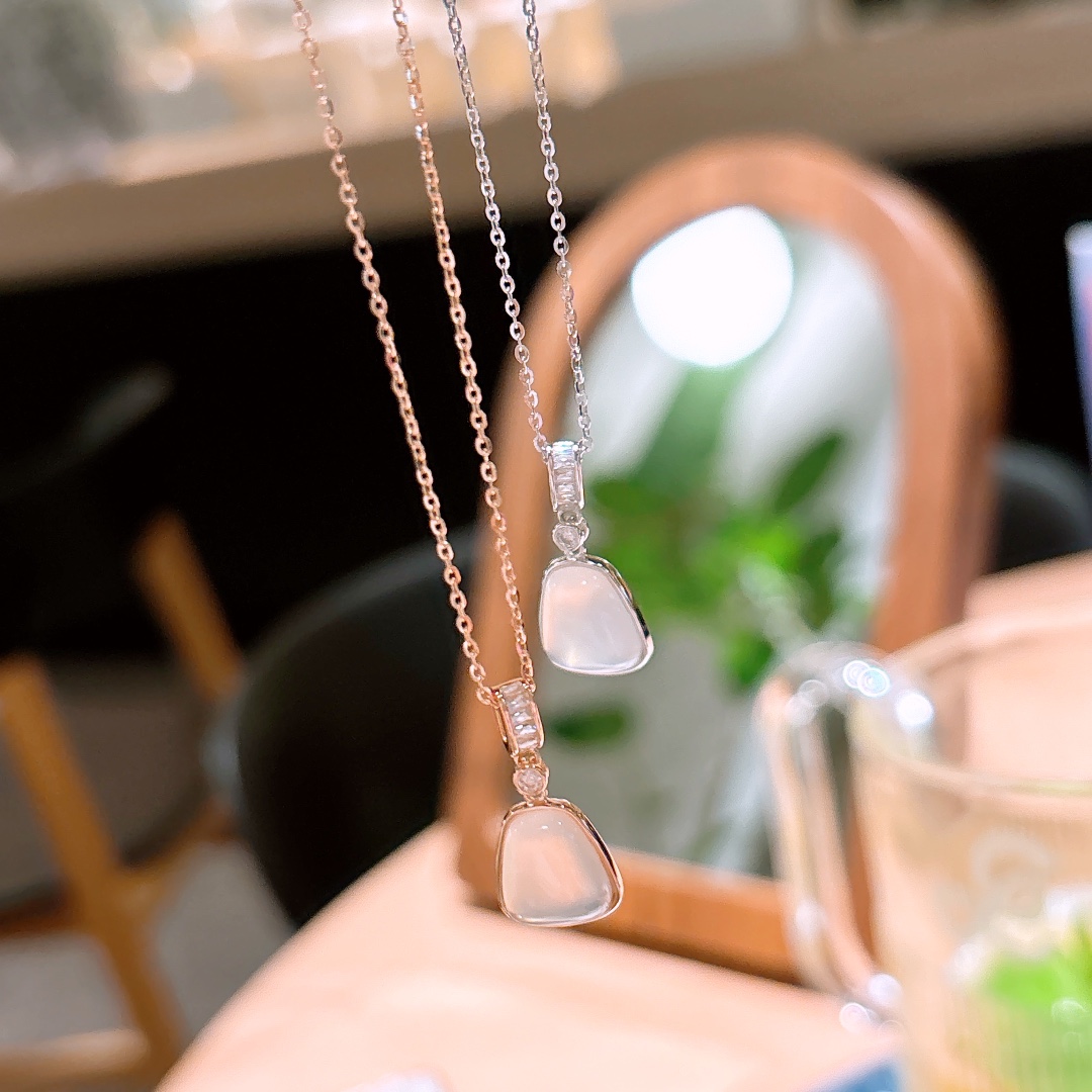 925 Silver Necklace Ethereal Graduation Silver