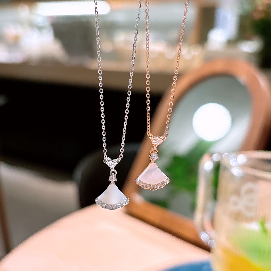 Nickel Free Silver Necklace Ins Style Gift for Her Silver