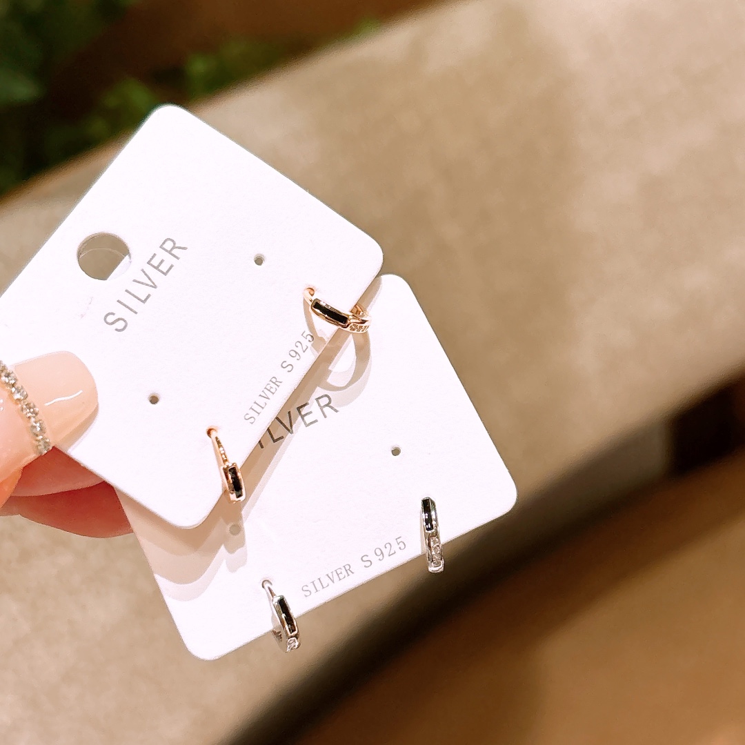 High Polish Silver Ear Cuffs Ins Style Housewarming Silver