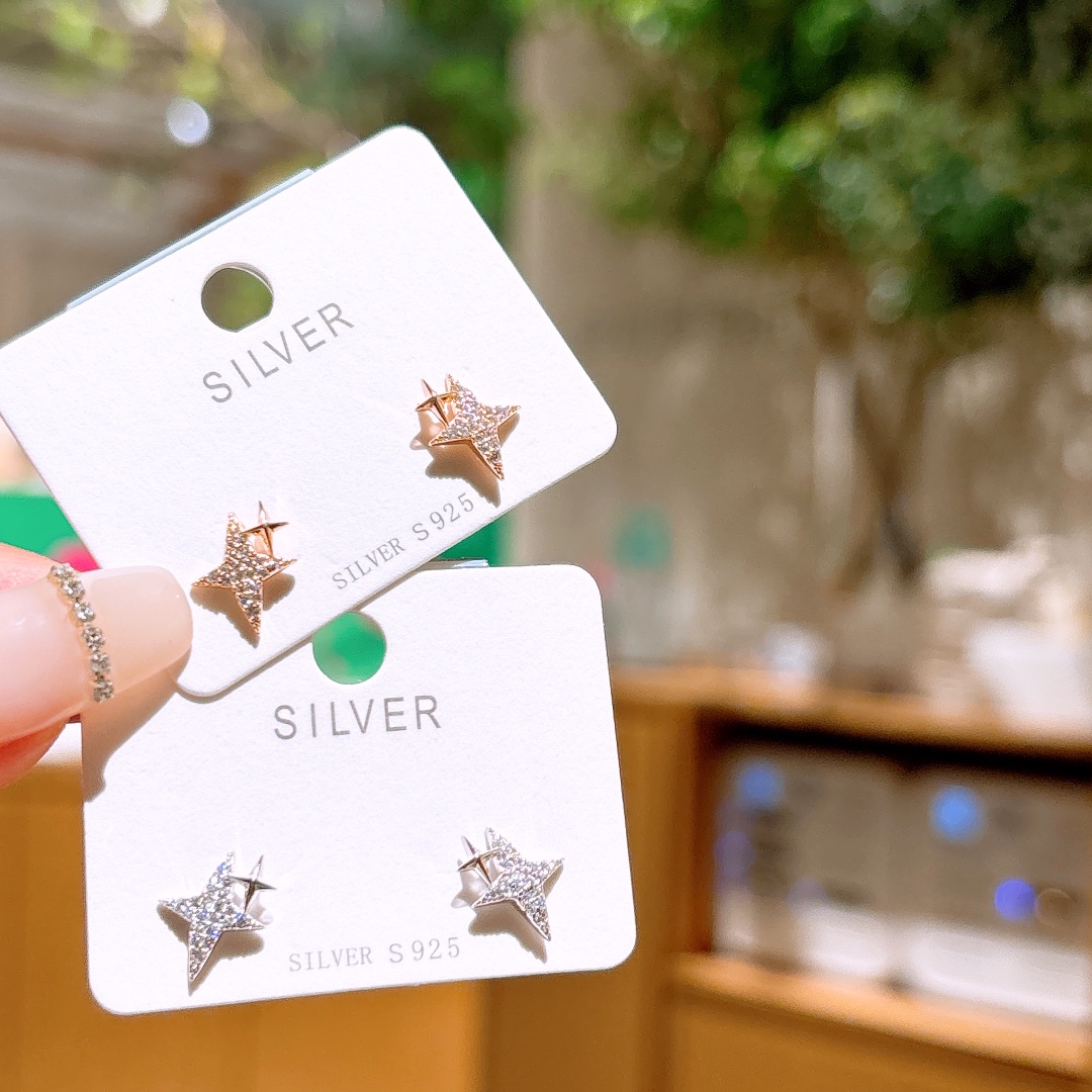 Low Allergy Silver Earrings Pure Spring Festival Silver