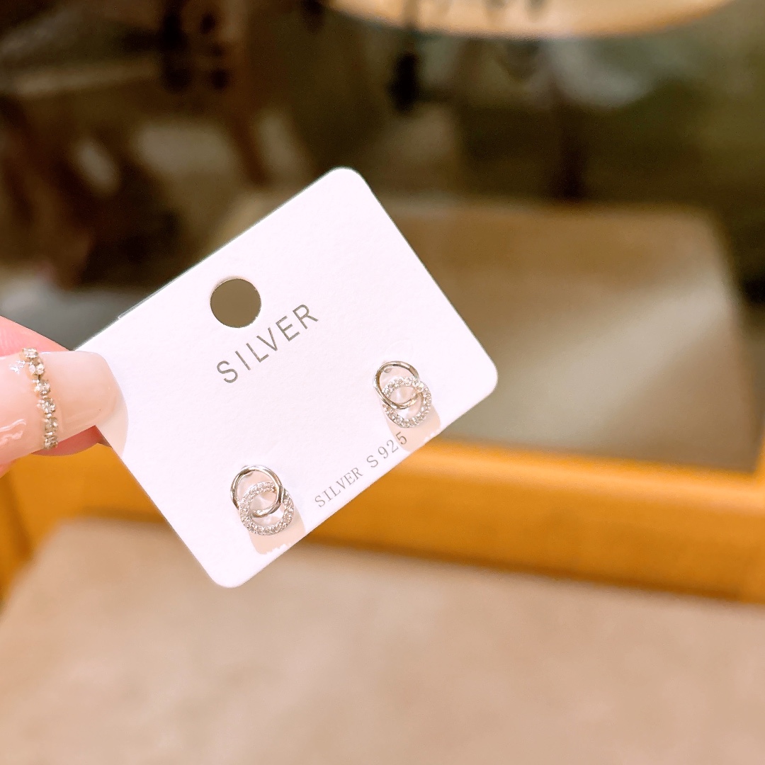 Fine Silver Earrings Sweet Party Silver