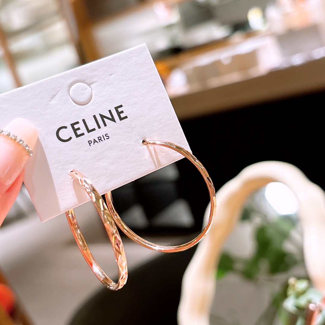 S925 Sterling Silver Hoop Earrings Vintage Banquet Silver