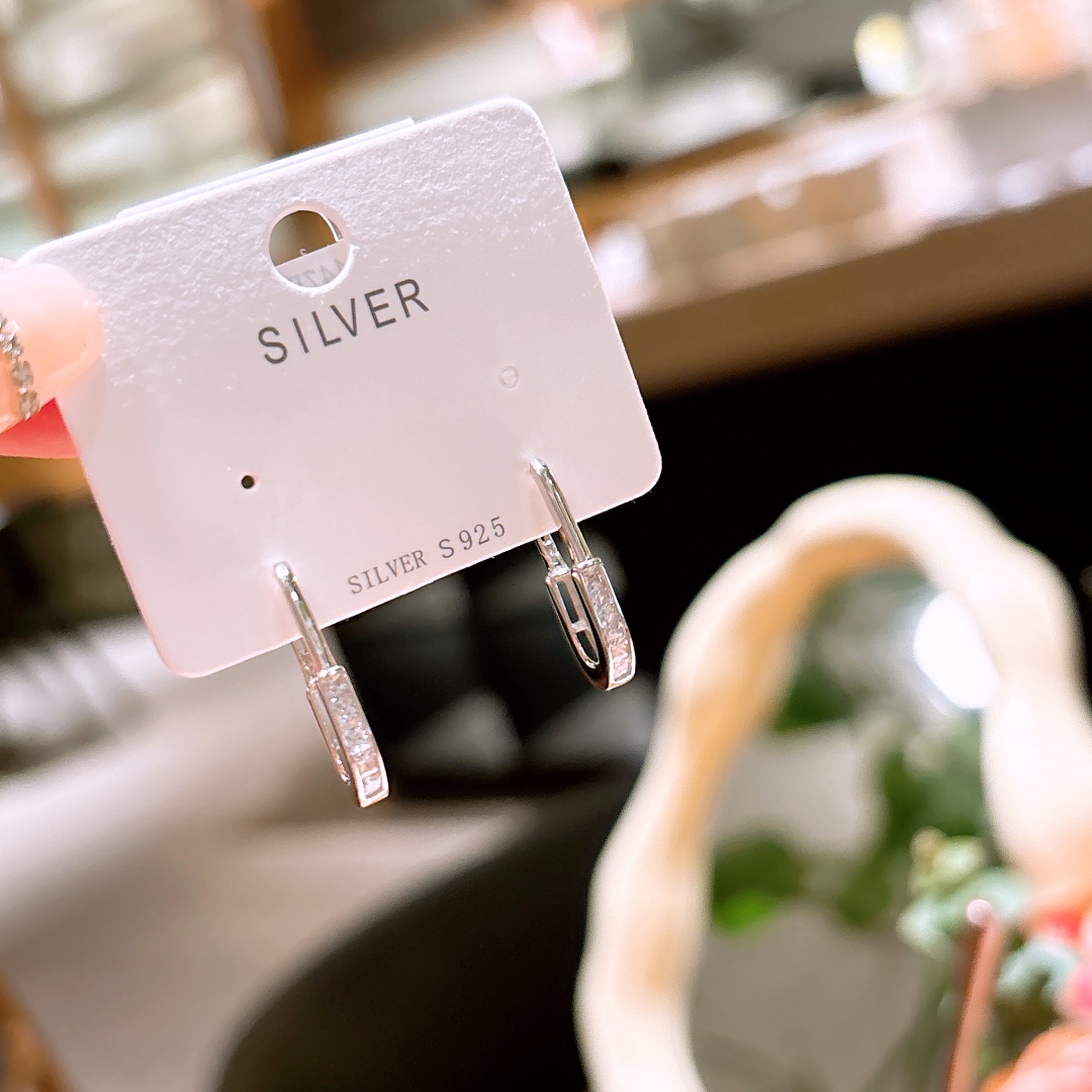 925 Silver Ear Cuffs Romantic Christmas Silver