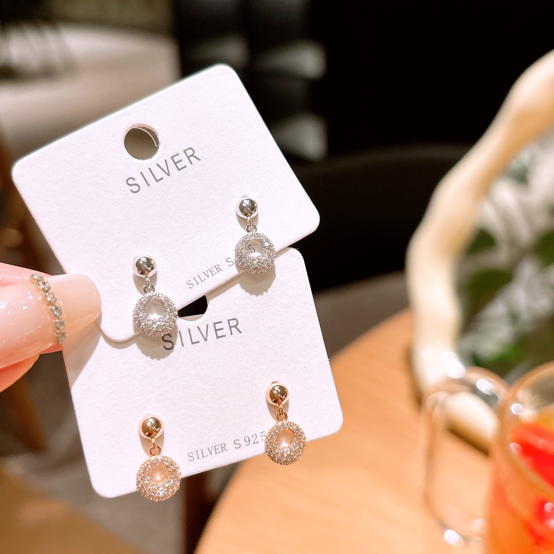 Low Allergy Silver Earrings Chic Anniversary Silver