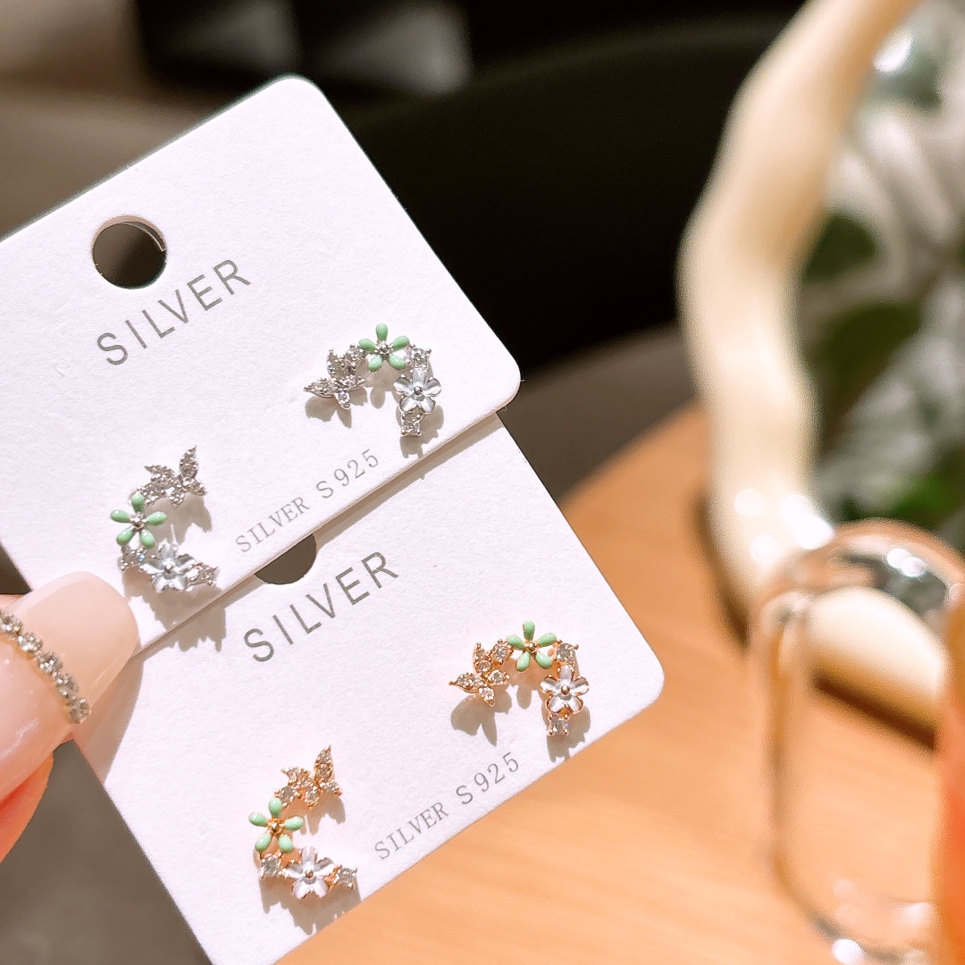 High Polish Silver Earrings Precision Father's Day Gold