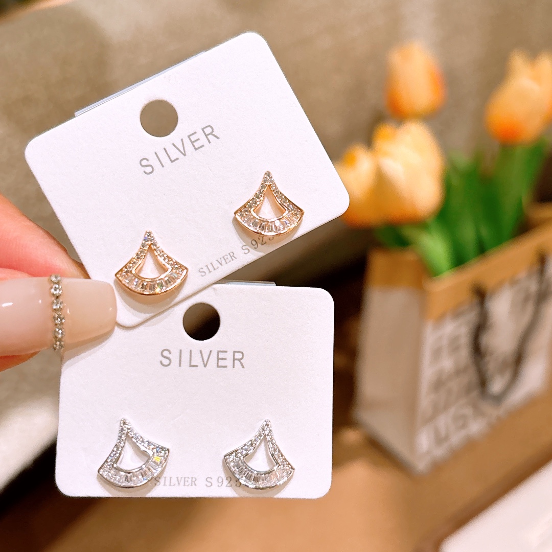 Nickel Free Silver Earrings French Gift for Her Gold