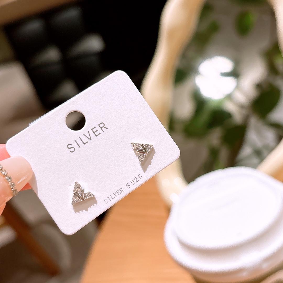 High Polish Silver Earrings Soft Teacher's Day Gold