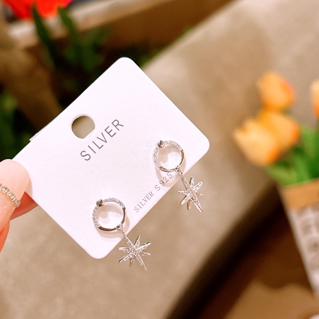 Fine Silver Earrings Precision Teacher's Day Silver