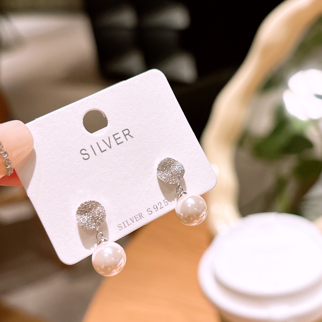 Hypoallergenic Silver Earrings Artistic Mother's Day Gold