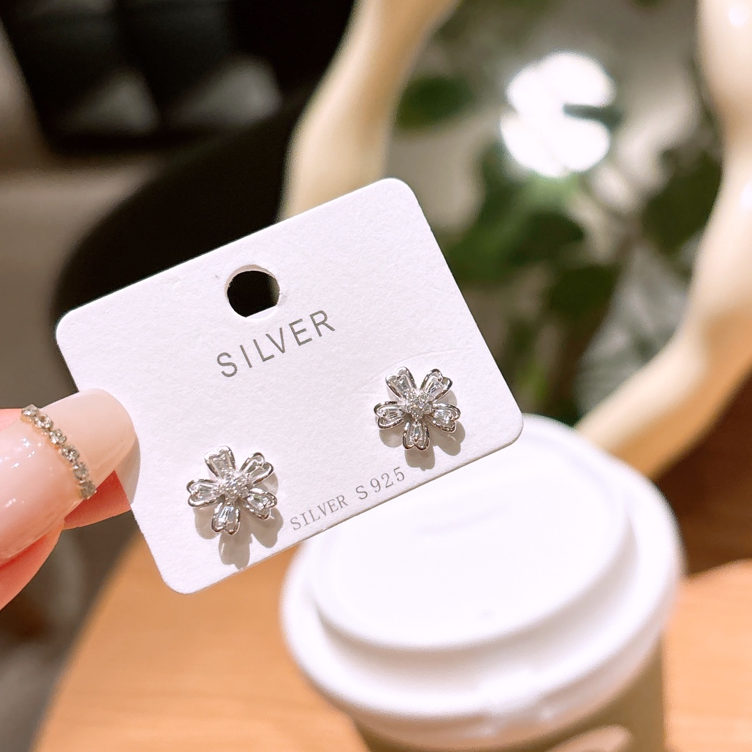 Nickel Free Silver Earrings Chic Everyday Wear Gold