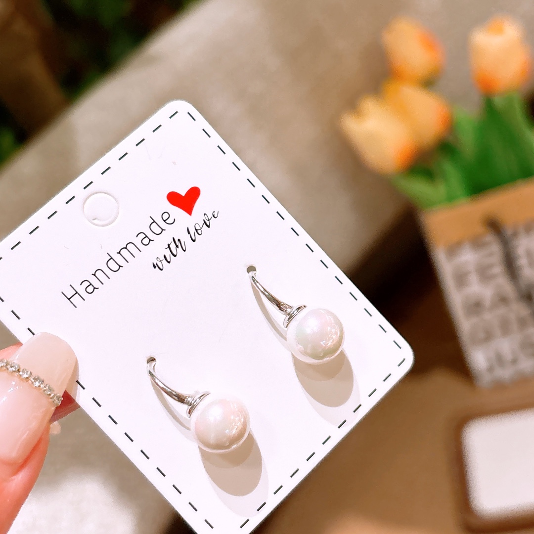 さわやか系アレルギー対応シルバードロップ＆スレッドイヤリングゴールド 旅行