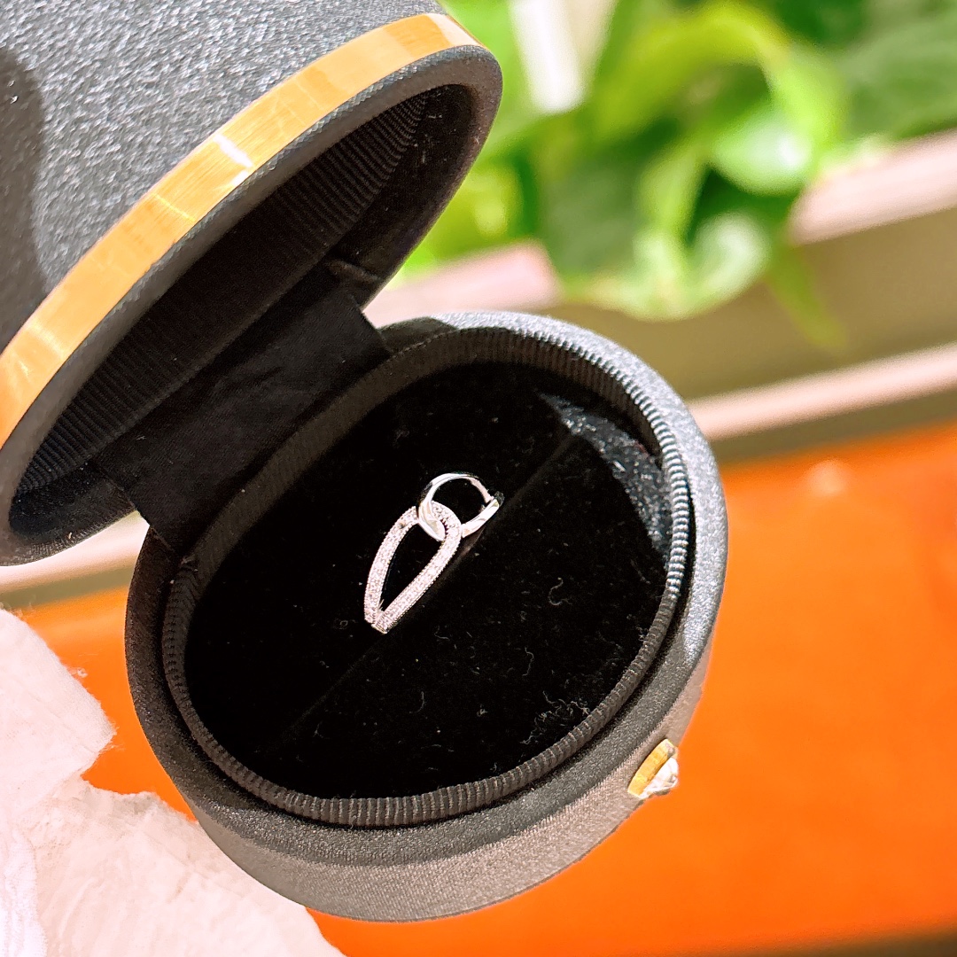 925 Silver Ring Artistic New Year Gold