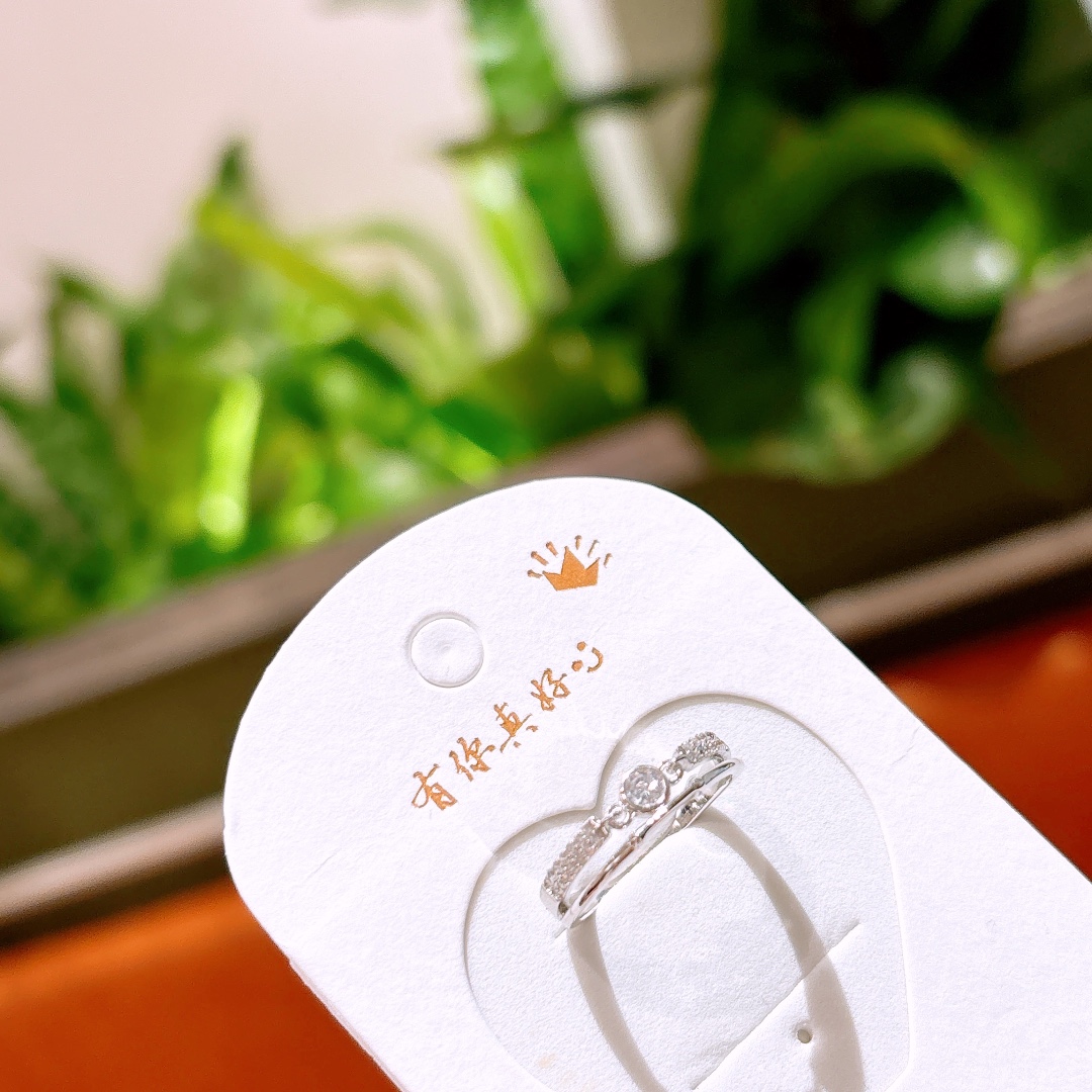 幻想的S925スターリングシルバーリングゴールド 晩餐会