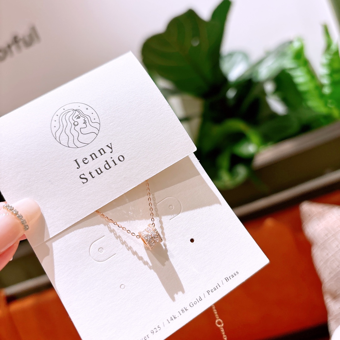 S925 Sterling Silver Necklace Intellectual Spring Festival Silver