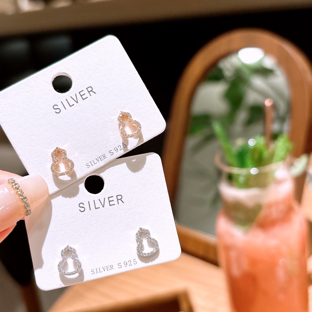 Hypoallergenic Silver Earrings Chic Office Gold