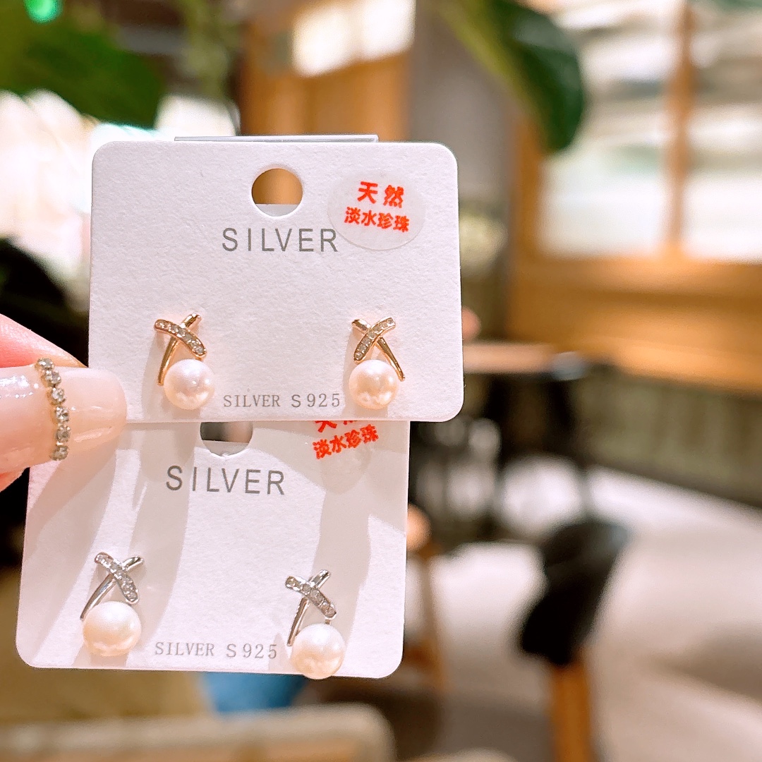 Fine Silver Earrings Romantic Date Night Gold