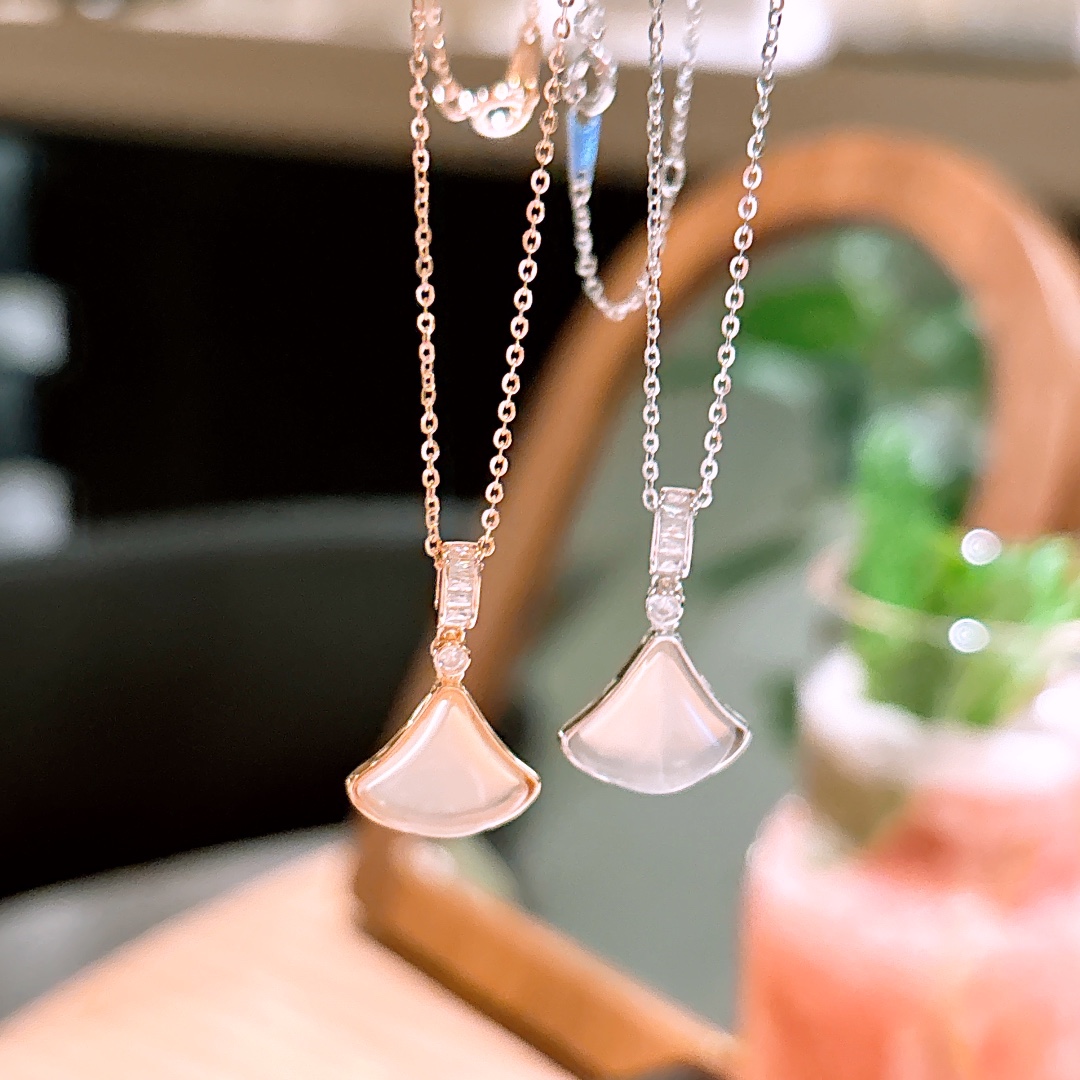 High Polish Silver Necklace Forest Housewarming Silver