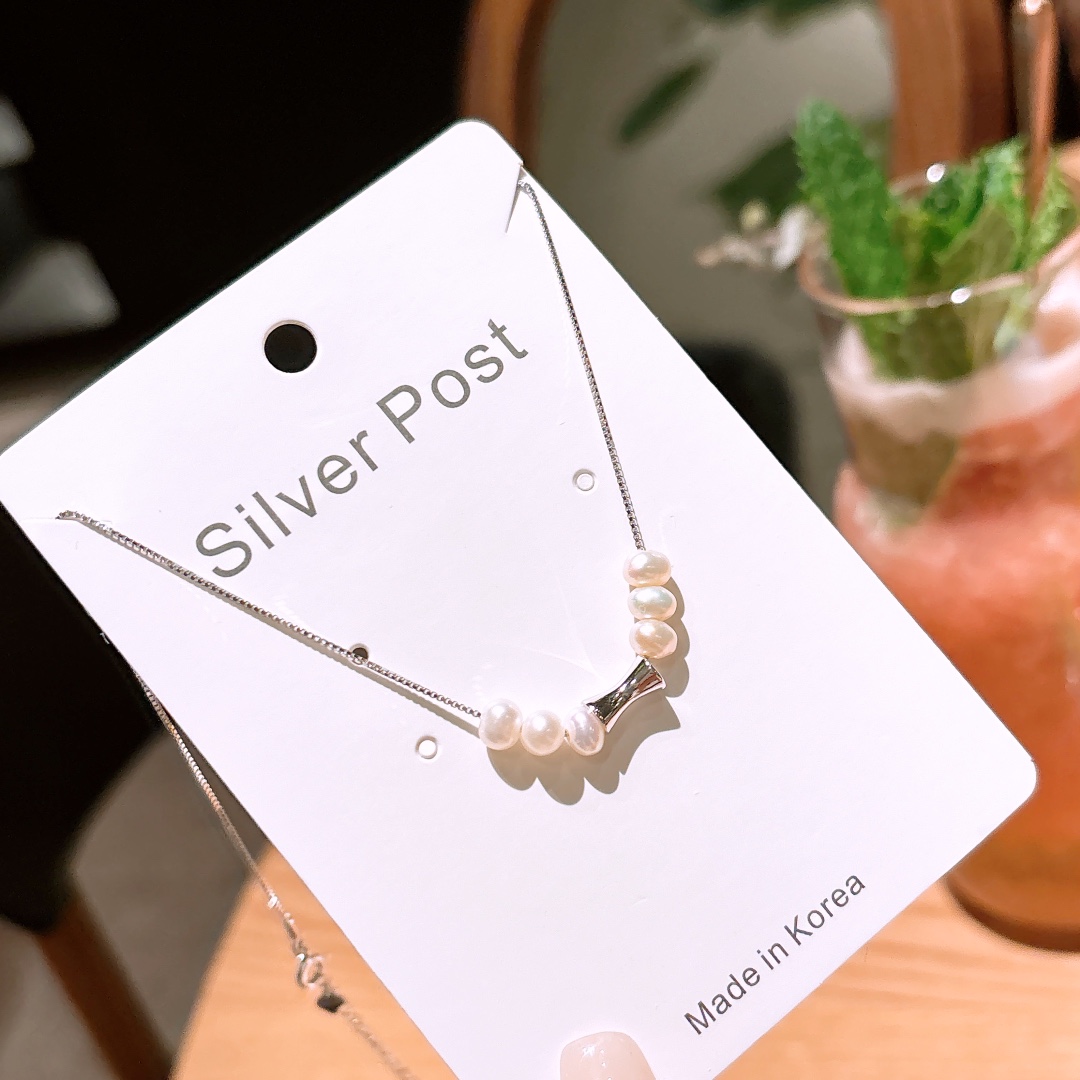 Fine Silver Necklace Girly Banquet Gold