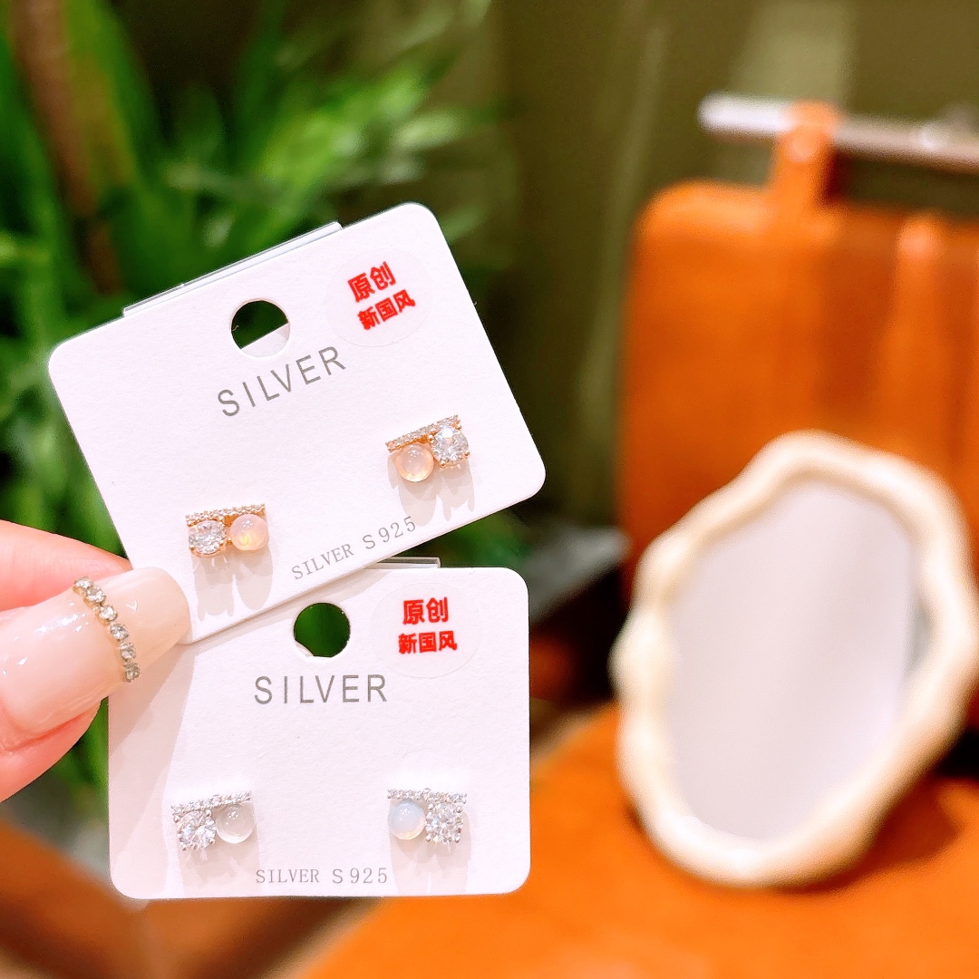 Feinsilber Ohrringe Schick Standesamt Silber