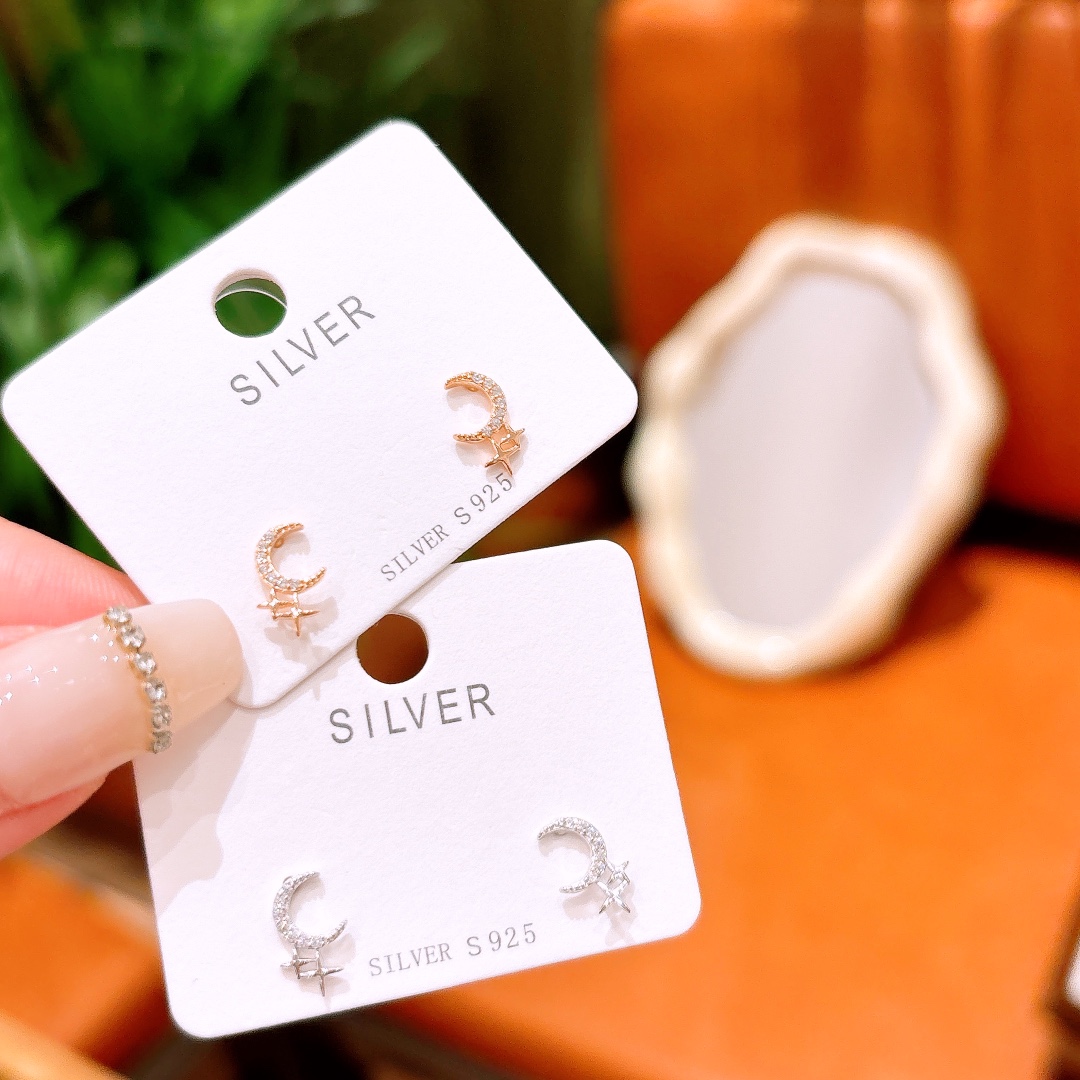 Fine Silver Earrings Sweet & Cool Graduation Silver