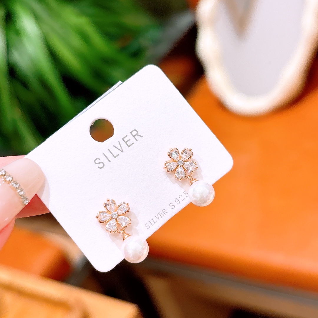 Nickel Free Silver Earrings Girly Date Night Gold