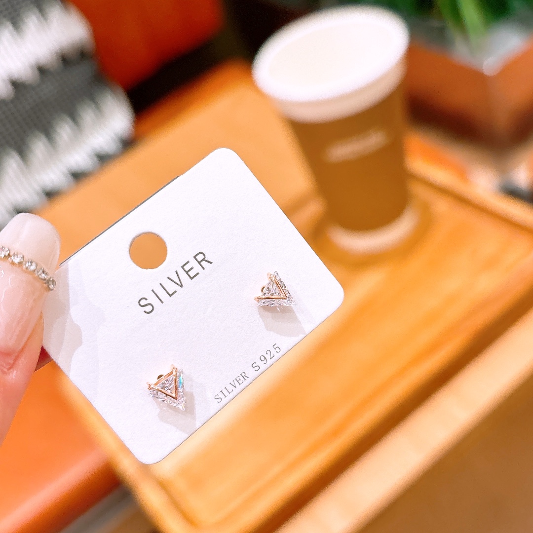 Nickel Free Silver Earrings Vintage Anniversary Gold