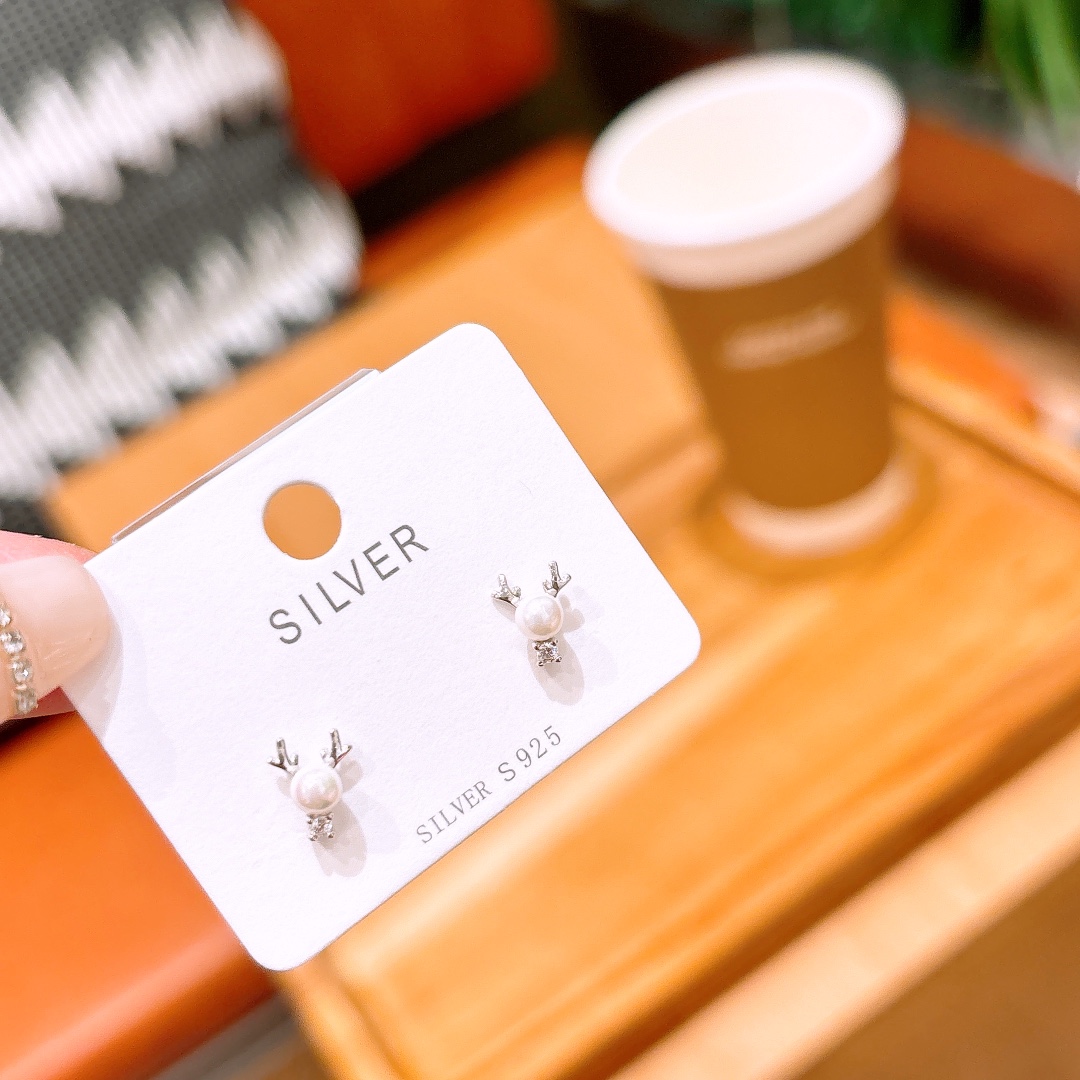 Low Allergy Silver Earrings Vintage Party Silver