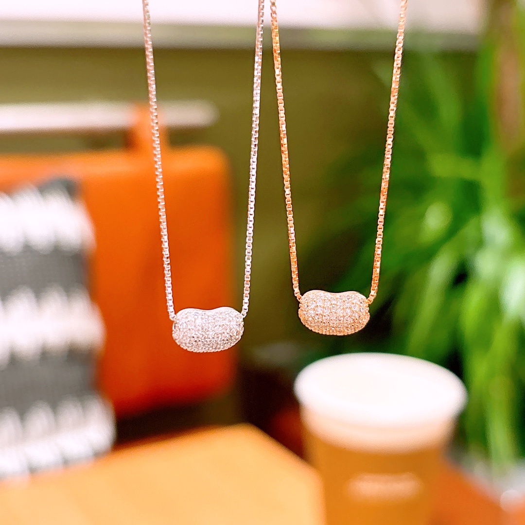 Hypoallergenic Silver Necklace Sweet & Cool Annual Party Silver