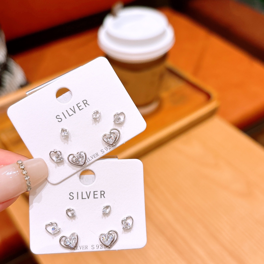 Low Allergy Silver Earrings Playful Wedding Gold